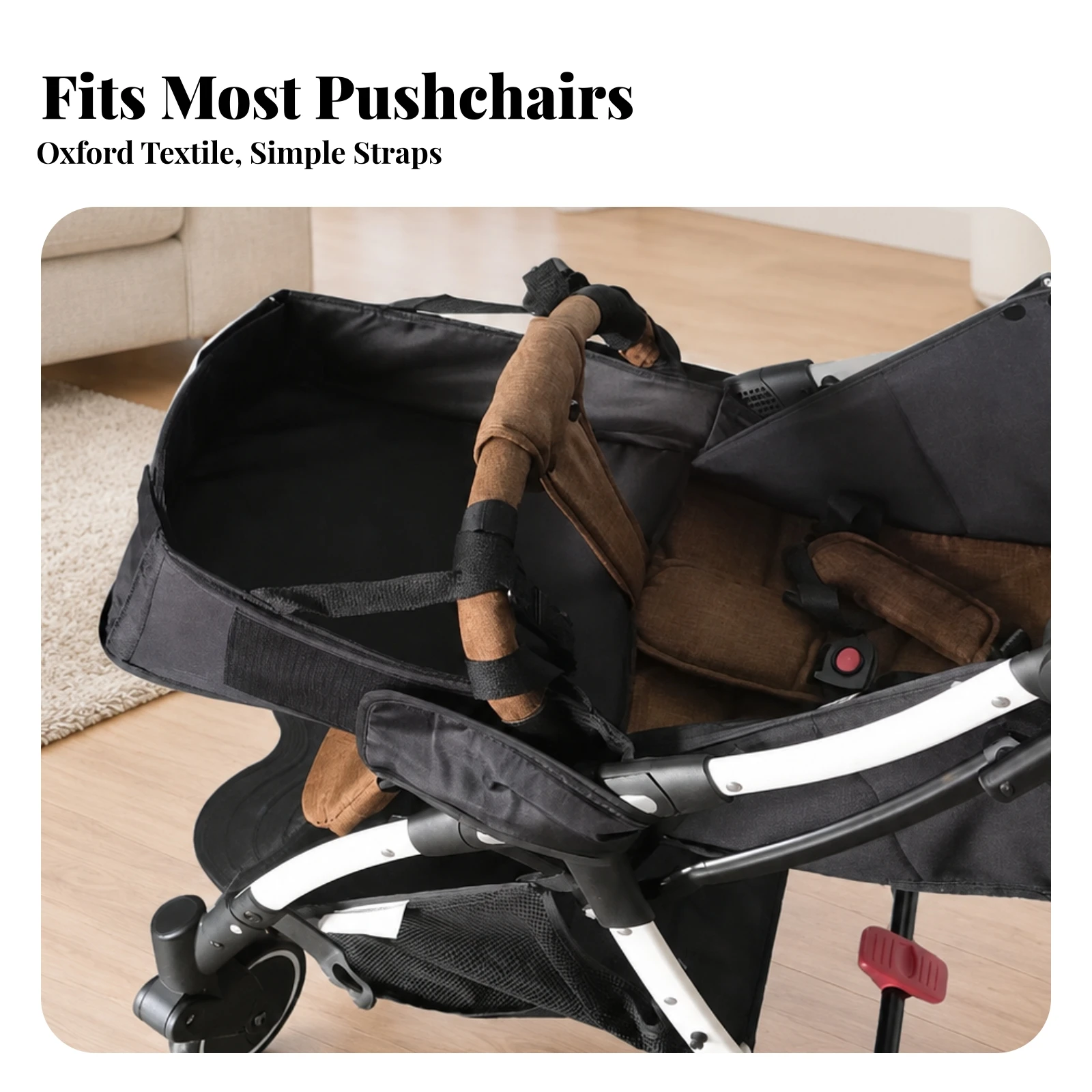 Stroller Footrest Extension Extended Stroller Extension Footrest Pushchair Foot Support Adjustable Accessory Compact for Parents