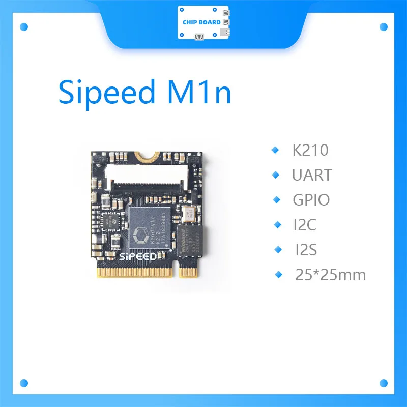 Sipeed M1n risc-v AI+loT deep learning goldfinger module