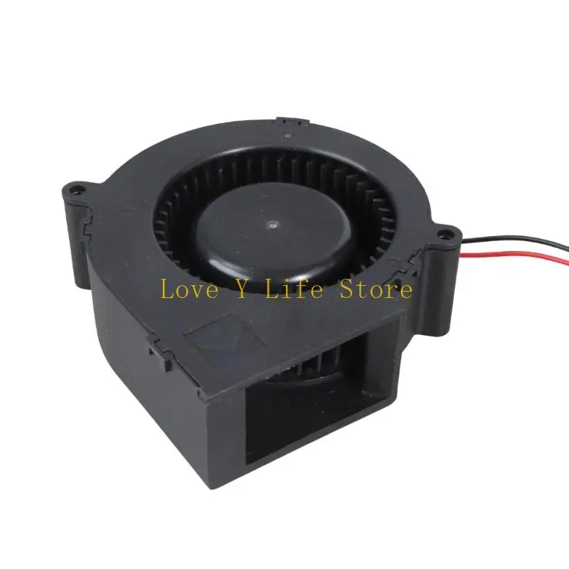 L74C 97x33mm Small Blower 12V 2.4A Double Ball Bearing Fan For Printer Electronics