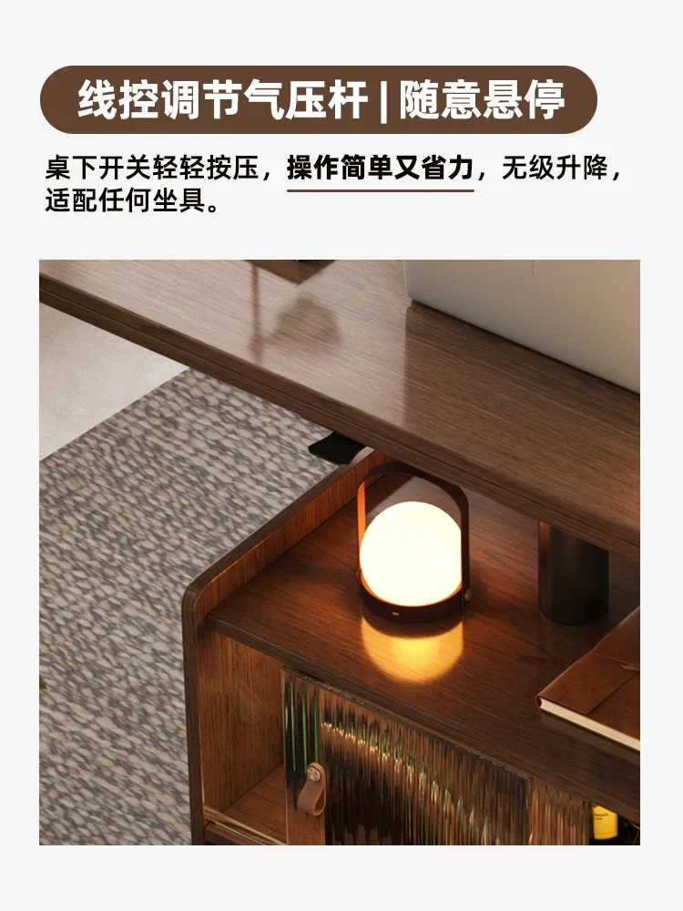 Carrinho de estilo medieval, mesa de centro removível, sofá, armário lateral, retrô, pequeno, apartamento, sala de estar, rack de elevação