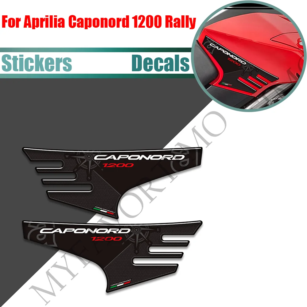 

For Aprilia Caponord 1200 Rally Fuel Tank Pad Sticker Motorcycle Tank Protector Decals Waterproof for 2013-2022 Models