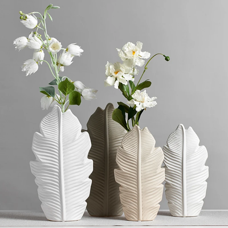 

Nordic ins ceramic vase modern home living room TV cabinet decoration simple flower dried flower decoration home vase