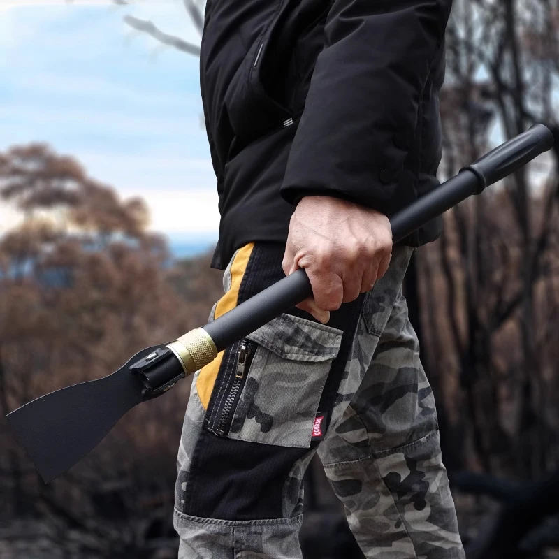 Outdoor EDC Multifunctional Folding Engineer Shovel Small Pickaxe Hoe Camping Portable Fishing  Pickaxe Shovel