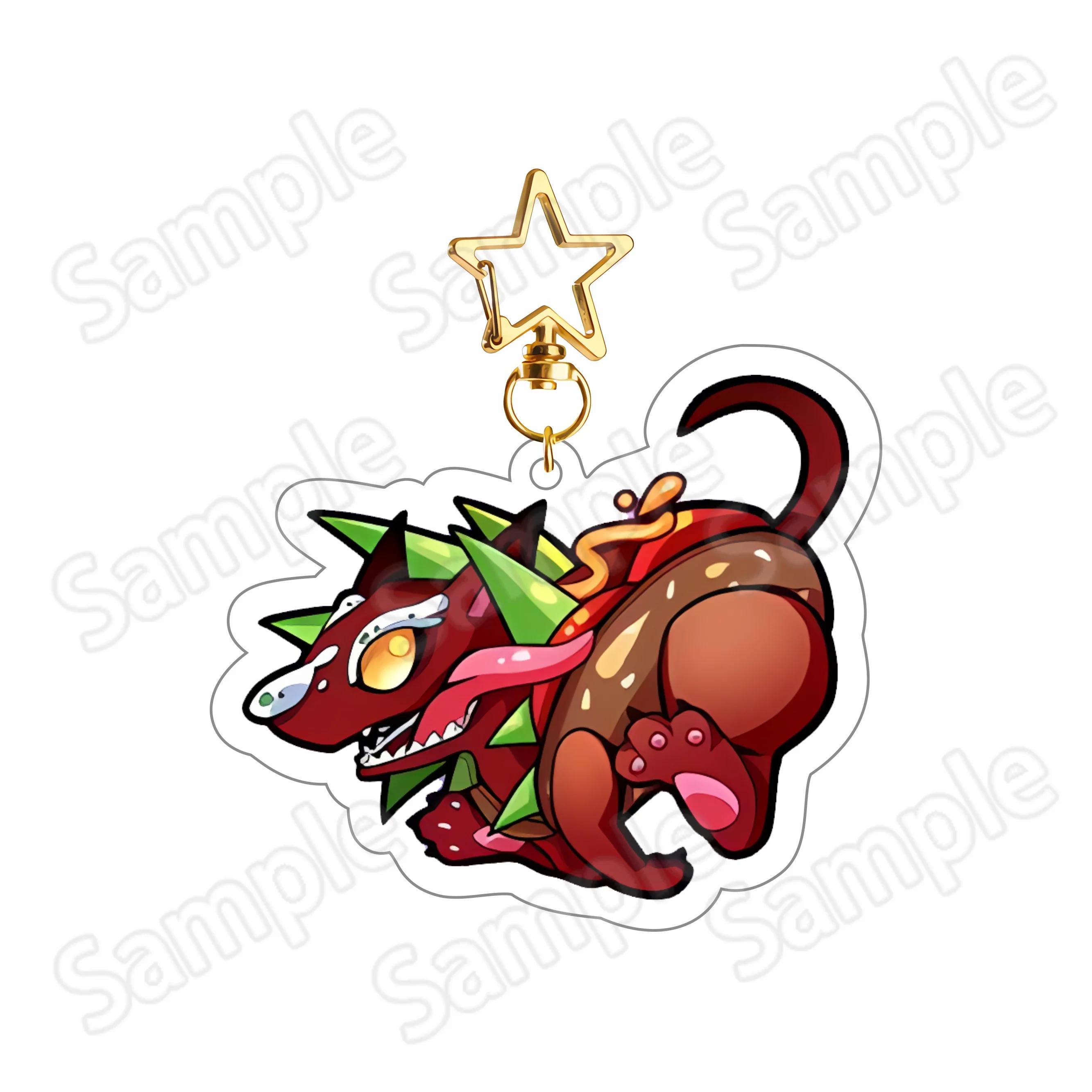 Genuine League of Legends Game Peripherals, 6cm Acrylic Pendant Keying, Anime Character Collectible Accessories