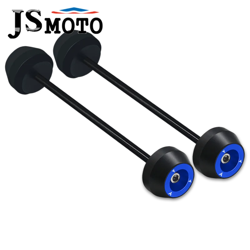 Roda da motocicleta caindo protetor traseiro eixo dianteiro garfo acidente slider para yamaha MT-09 FZ-09 FJ-09 xsr900 mt09 sp tracer mt 09