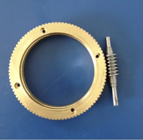 

1Set Outer Diameter:72mm 0.8M-90T Worm Gear Rod Speed Ratio 1:90