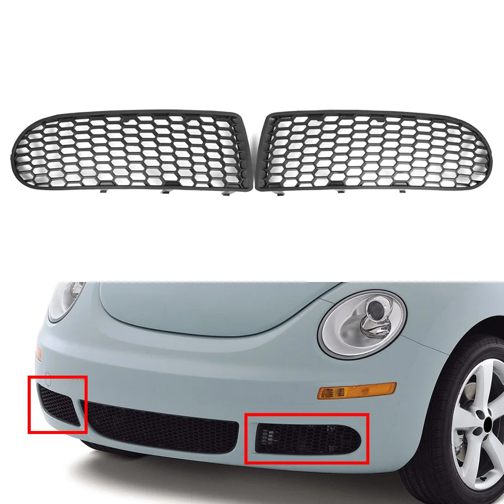 

Car Honeycomb Front Bumper Fog Lamp Grille W/O Light Hole For Volkswagen Beetle 2005 2006 2007 2008 2009 2010