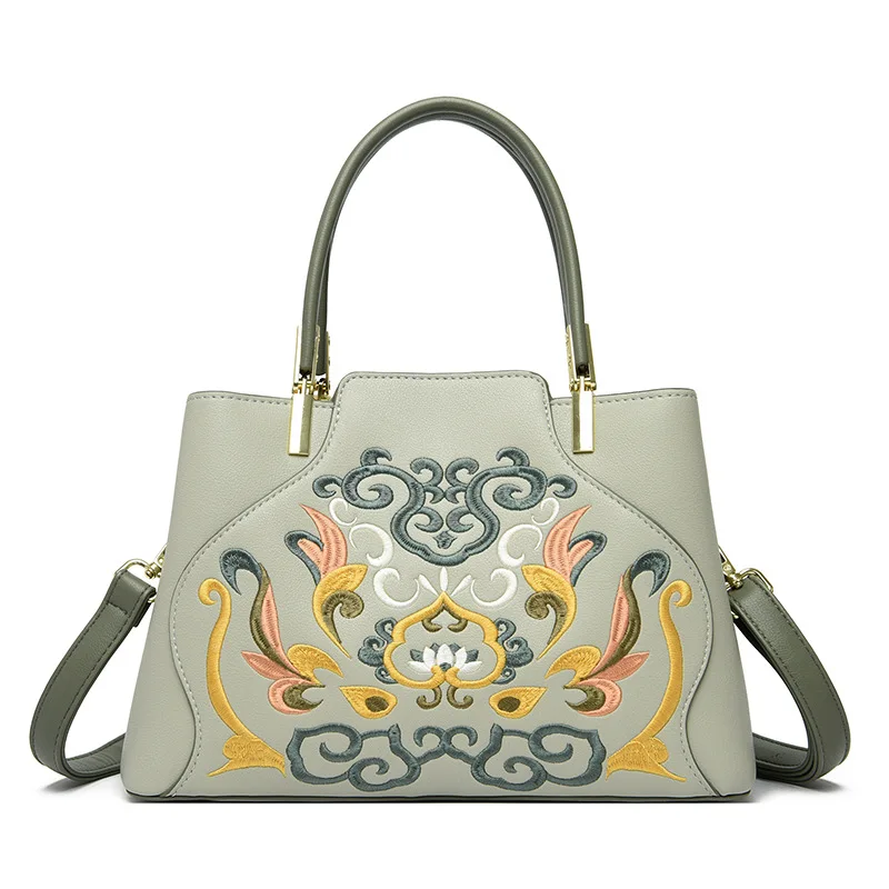 

Elegant Embroidered Chinese Style Handbag Single Shoulder Crossbody Bag for Wife Or Mom Ideal Gift