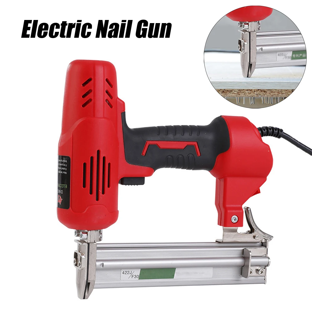 electric nailer e grampeador moveis staple gun para carpintaria carpintaria ferramentas de construcao 2600w f30 01