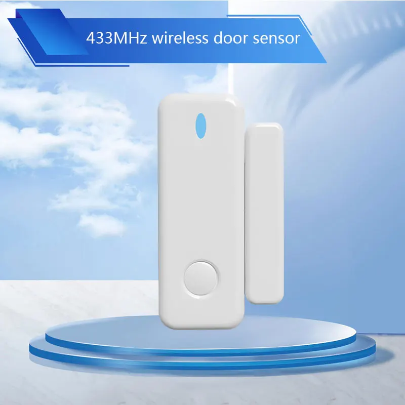 433MHz Mini Door Window Alarm Sensor Wireless Intelligent Door Sensor Security Alarm Host Accessories Open Door Reminder