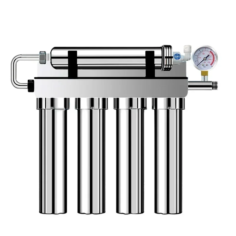 Household 220v Five-stage Water Purifier Stainless Steel Front Filter For Domestic Direct Drinking Kitchen Tap Ultrafilter Water