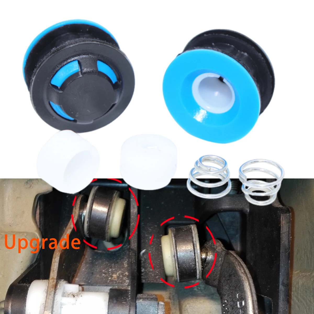 

For Citroen C3 SX/SY C4 C5 C8 Peugeot 207 208 307 407 807 MT Gear Shift Cable Linkage End Rod Bushing Lever Adapter Grommet Kit