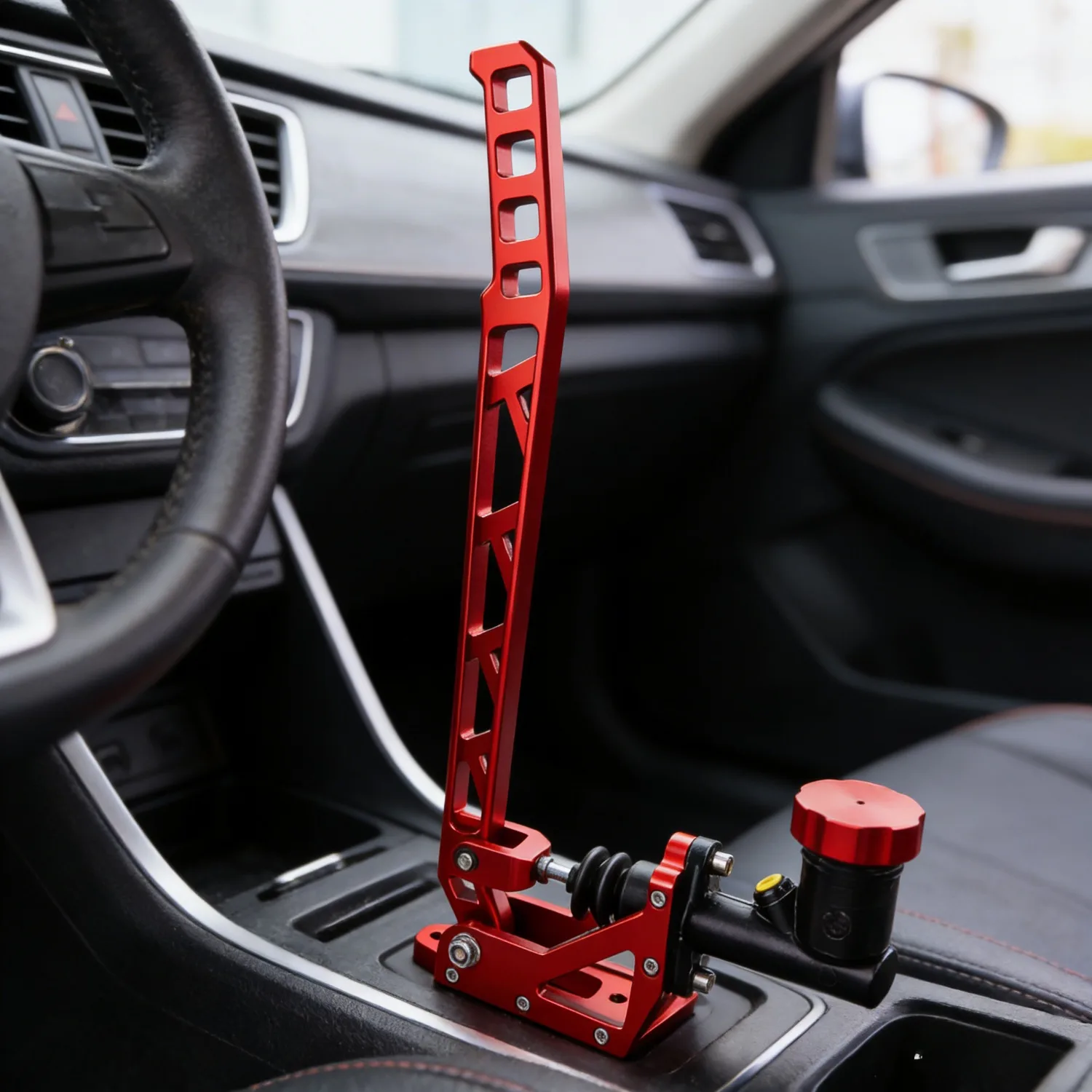 Hand Brake Aluminum Drift Hydro E-Brake Racing Hydraulic Handbrake Long Level Gear Kit Black Red Silver