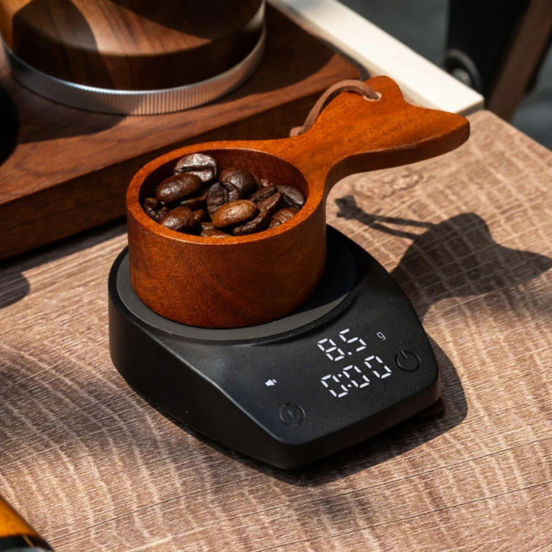 Magpie Smart Coffee Scale with Timer, 3kg/0.1g Mini Espresso Scale Pocket Size Rechargeable for Home Kitchen Barista Accessories