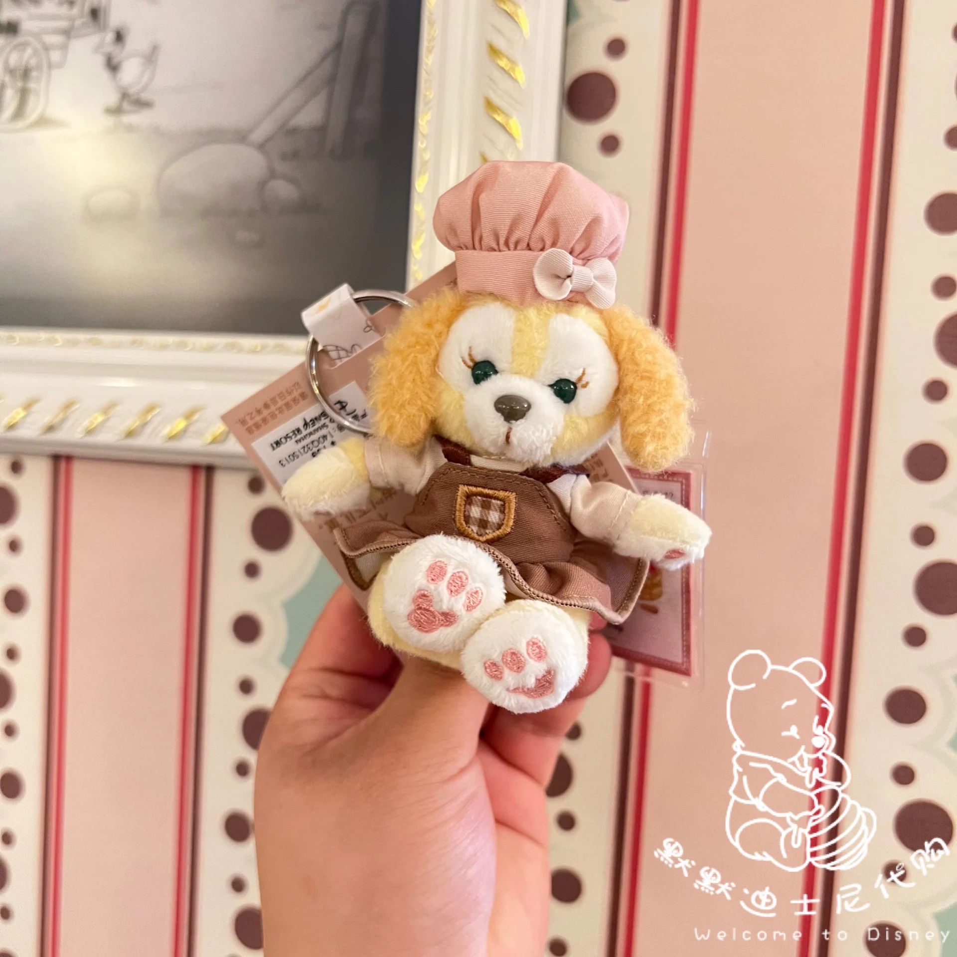 

Оригинальный Shanghai Disneyland Kitchen CookieAnn ShellieMay Duffy сидящий милый плюшевый кулон украшение рюкзака брелок подарок