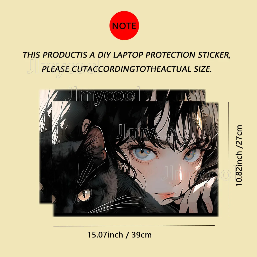 2 Pack Pattern Laptop Art Decal Case Universal Laptop Skin Sticker for Laptop Refrigerator Decor Decal Stickers