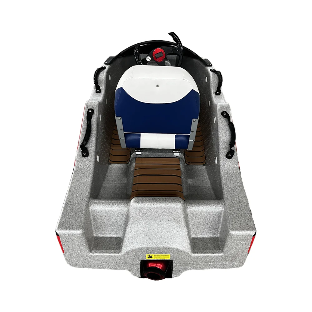 Mini Electric Racing Kart Jet Motorcycle Water Sports and Fishing 1200W 5-10km/h 2.5m
