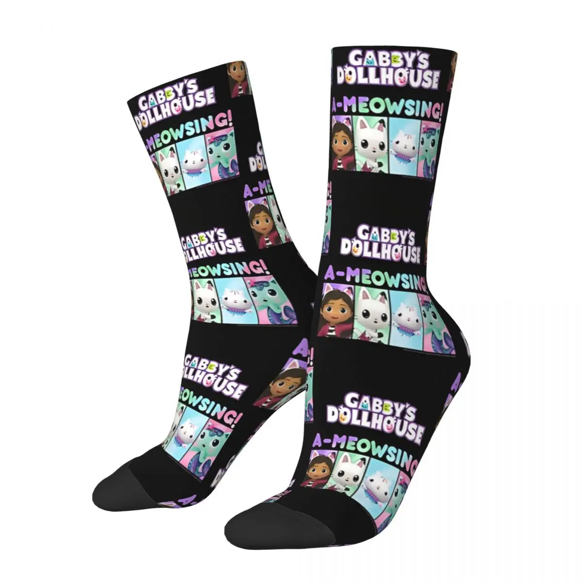 Kids Love Socks Printed Men's Stockings Polyester