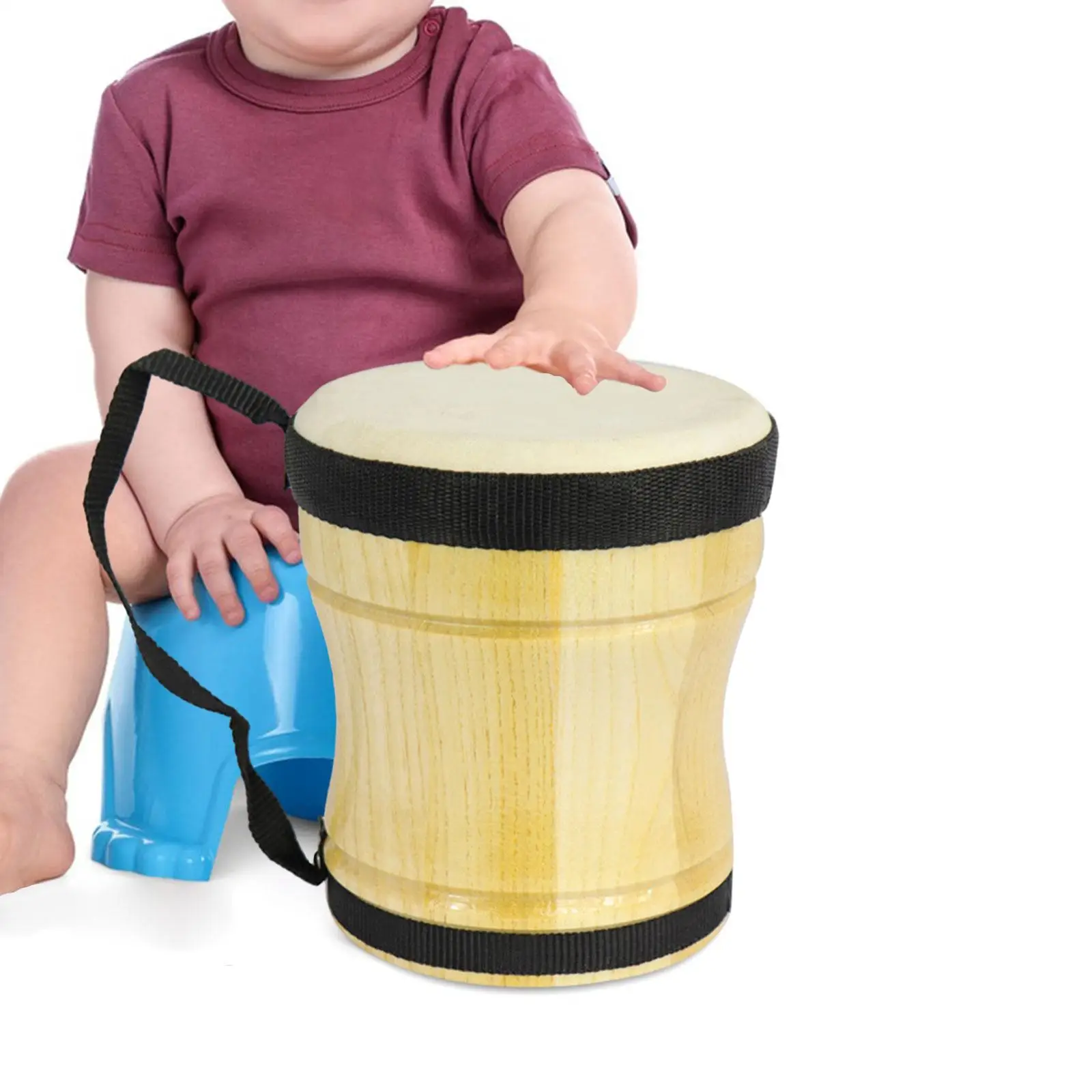 Wood Drums for Kids Educational Teaching Preschool Early Learning Kids Hand Drum