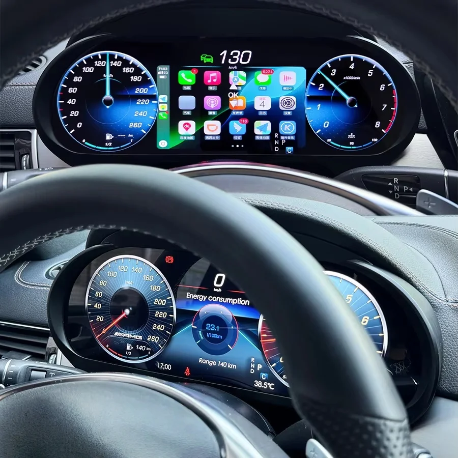 

M виртуальная приборная панель CockPit панель Linux ЖК-измеритель скорости цифровая приборная панель для Benz GLE W166 GLE450 350 AMG 2015-2019