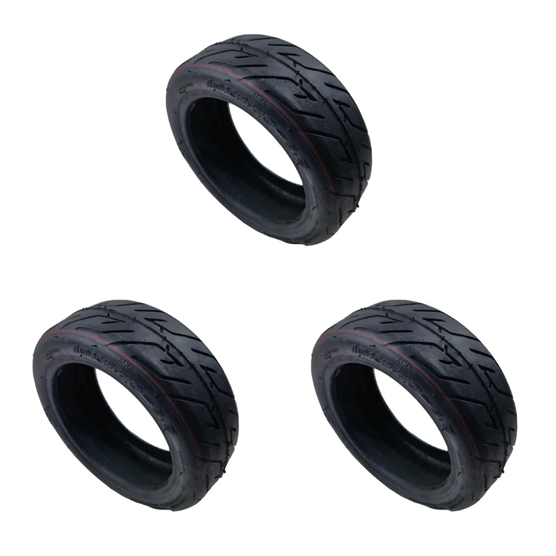 3Pcs 10X2.70-6.5 Tire 10 Inch Solid Tire Thickening And Wear Resistance Tyre Electric Scooter Parts