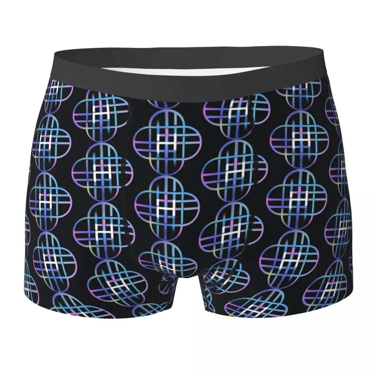 

Huntrix Demon Hunters, нижнее белье с анимационным логотипом, мужские трусы-боксеры, мягкие боксеры, высококачественный дизайн, трусики больших размеров