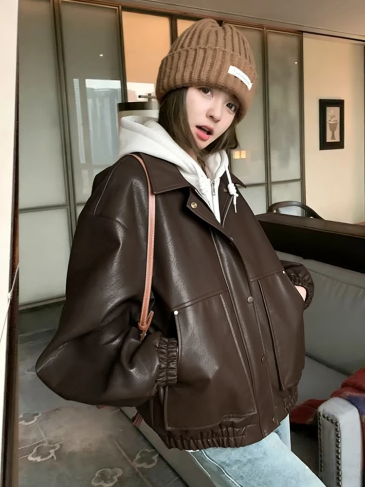 

Winter New Sle American Retro ort Cotton Jaet Women's High-End Feeling Cotton Coat Outerwear Fem Faionable Coat