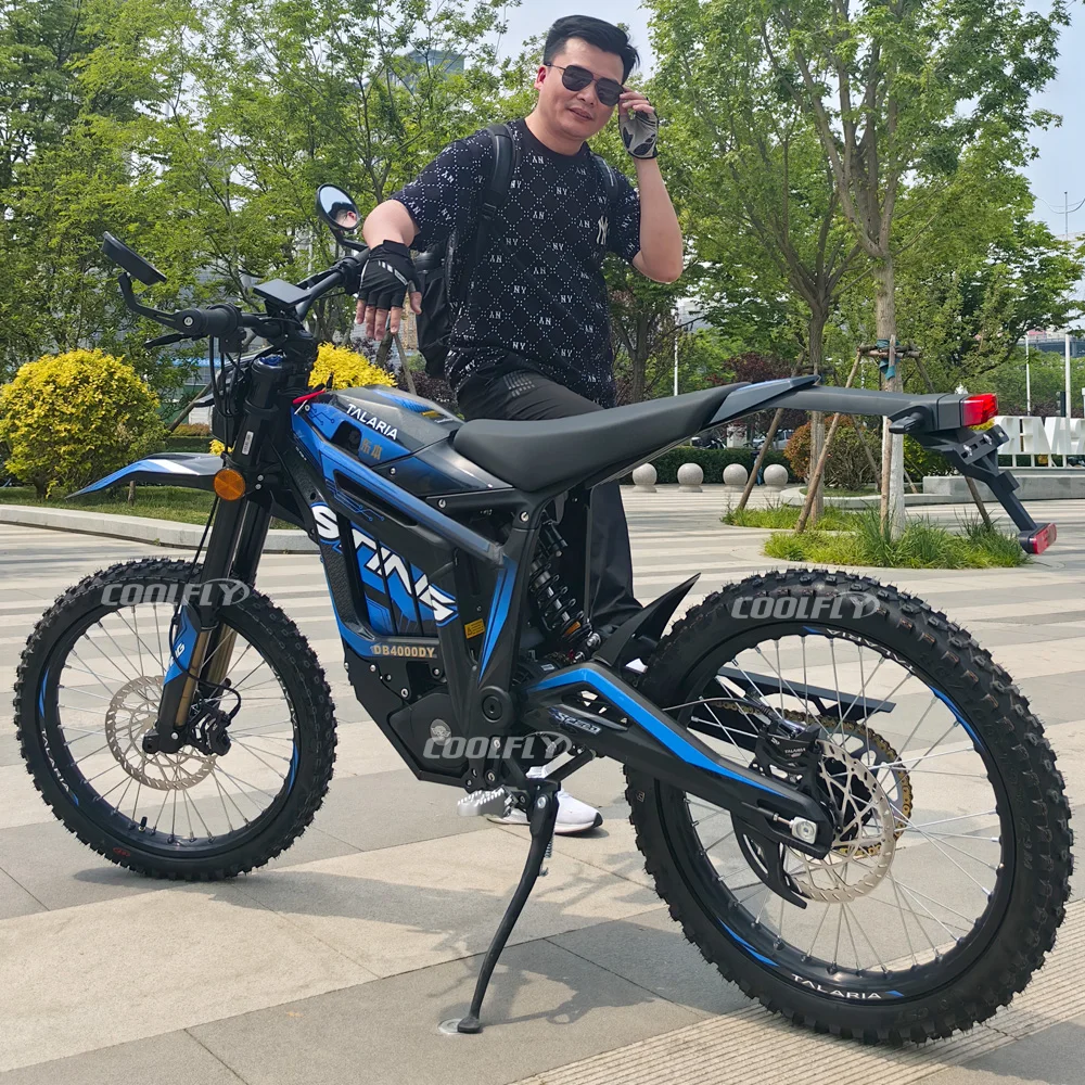 Elegant Talaria Sting R MX 8000W Mountain Bike Powerful Off-Road Electric Motorcycle with 60V 45AH Battery