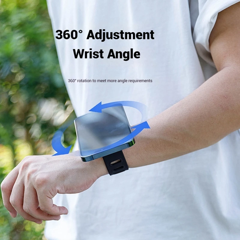Magsafe нарукавный держатель для мобильного телефона Съемный спортивный держатель на руку для телефона Вращающийся на 360 градусов держатель Открытый наручный телефон