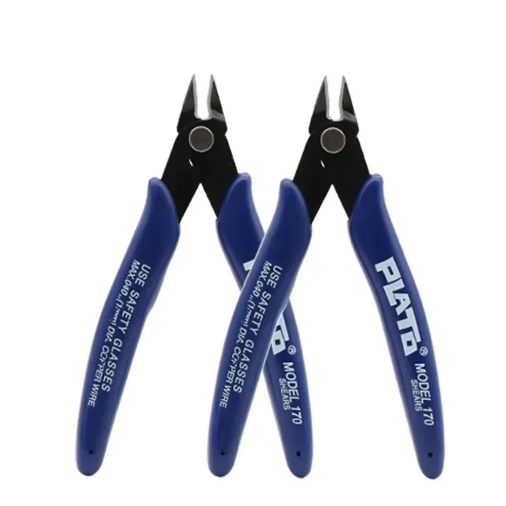 

Платон. PLATO 170, американский зажим Wishful, кусачки «сделай сам», электронные диагональные плоскогубцы с тонким горлышком, боковой вырез, часть 3D-принтера