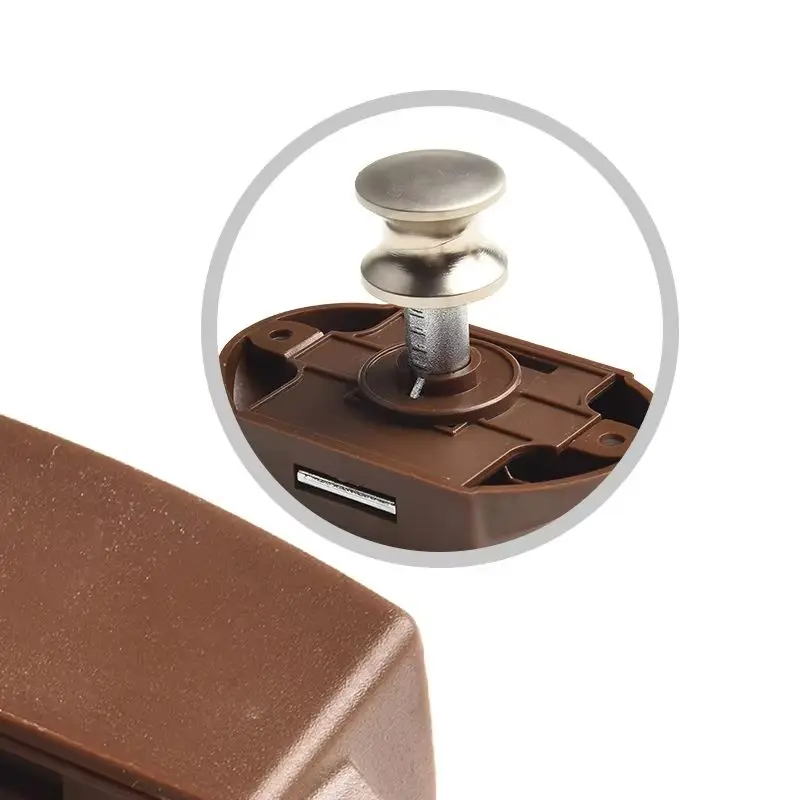 

Замок для автофургона, кнопочный замок, мебельный замок 15 мм-20 мм, корпус из АБС-пластика, красивый внешний вид, цвет, элегантный матовый никель