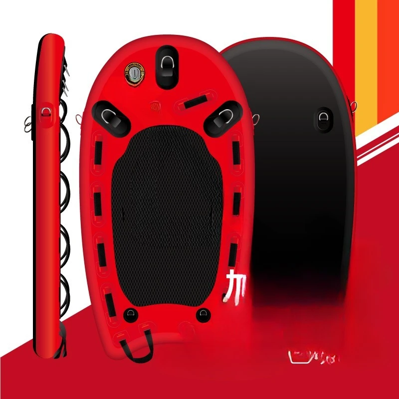 

Large traction inflatable rescue board Portable ice lifesaving body board folding floating water floating board