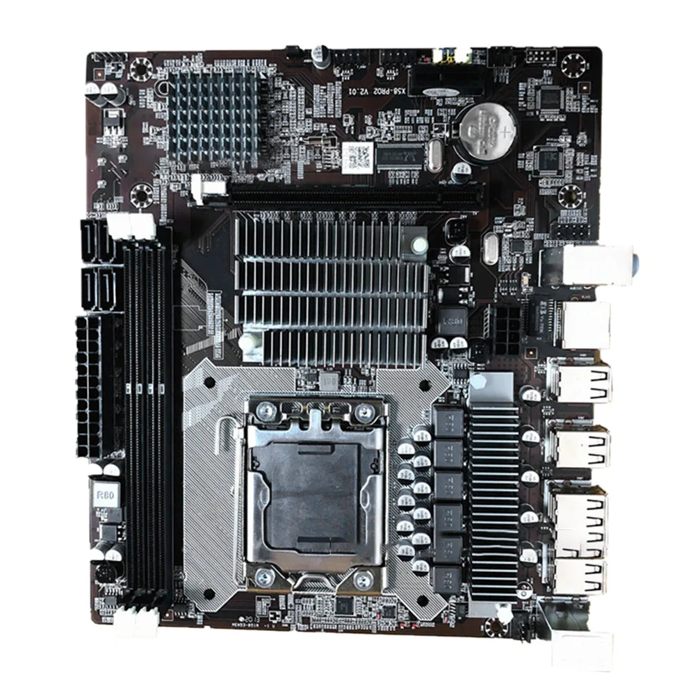 

X58 Motherboard LGA 1366 CPU Supports Xeon Dual Core Quad Core Server Recc DDR3 RAM Desktop Motherboard