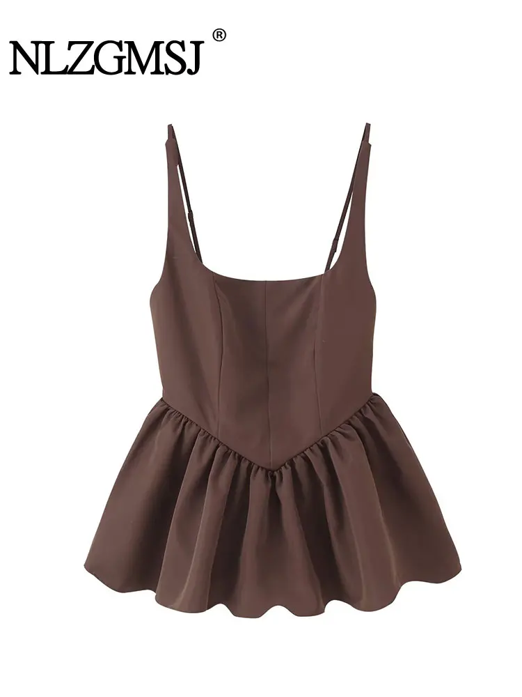 

Лето 2025 г., женский повседневный топ, короткие топы для женщин, женские топы на бретельках, короткий топ без рукавов, уличная одежда