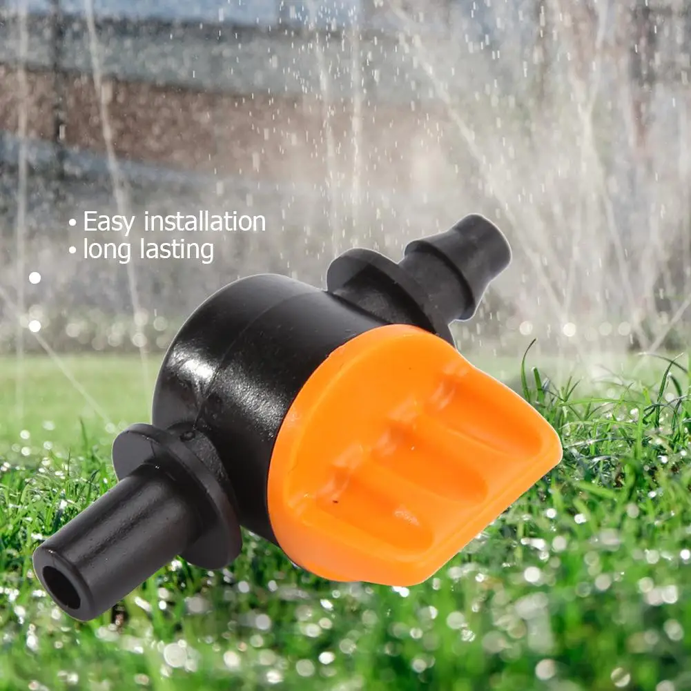 10pcs 4/7mm Mini Valves Elaborate Manufacture Prolonged  Garden Irrigation Switch Barbed Water Hose Connectors