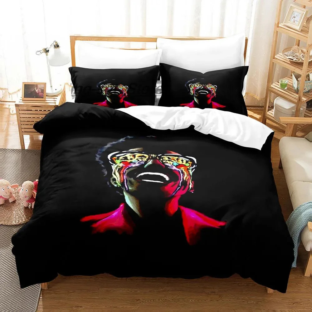 XO The Weeknd Bedding Set Single Double Queen King Size 3D Printed Bed Sheet Set For Bedroom New Duvet Cover Bed image 4
