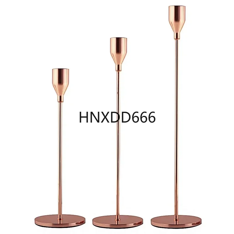 

Chinese Style Metal Candle Holders Golden Wedding Decoration Living Room Bar Party Home Decor Candlestick