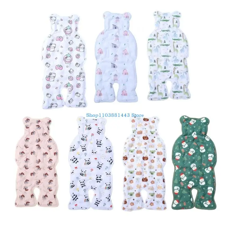 Q6RE Baby Strollers Cooling Pad Cartoon Pattern Pram Cooling Pad Breathable Pad Summer Cooling Mat for Pushchair