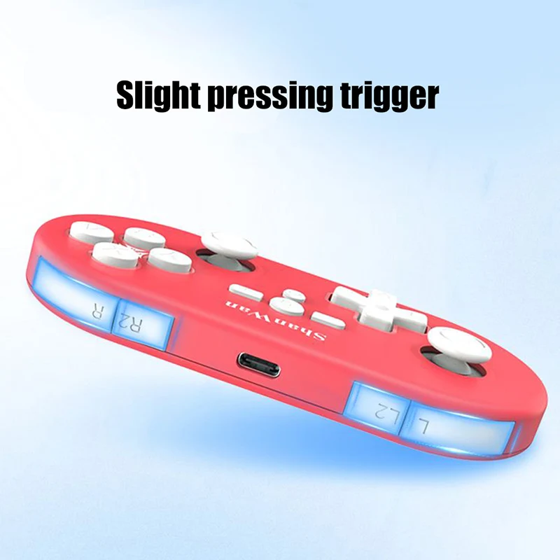 لوحة ألعاب صغيرة Shanwan Q37 ، وحدة تحكم لاسلكية صغيرة بالألعاب للتبديل ، PS4 ، PS5 ، andro ، iOS ، PC ، عصا تحكم القاعة ، ستة محاور ، جديد