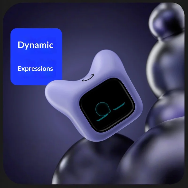 Bairimenghua Xiaozhi S3 5th Gen AI Voice Electronic Pet Robot Magnetic Charging Dynamic Expressions Car Emotional Birthday Gift
