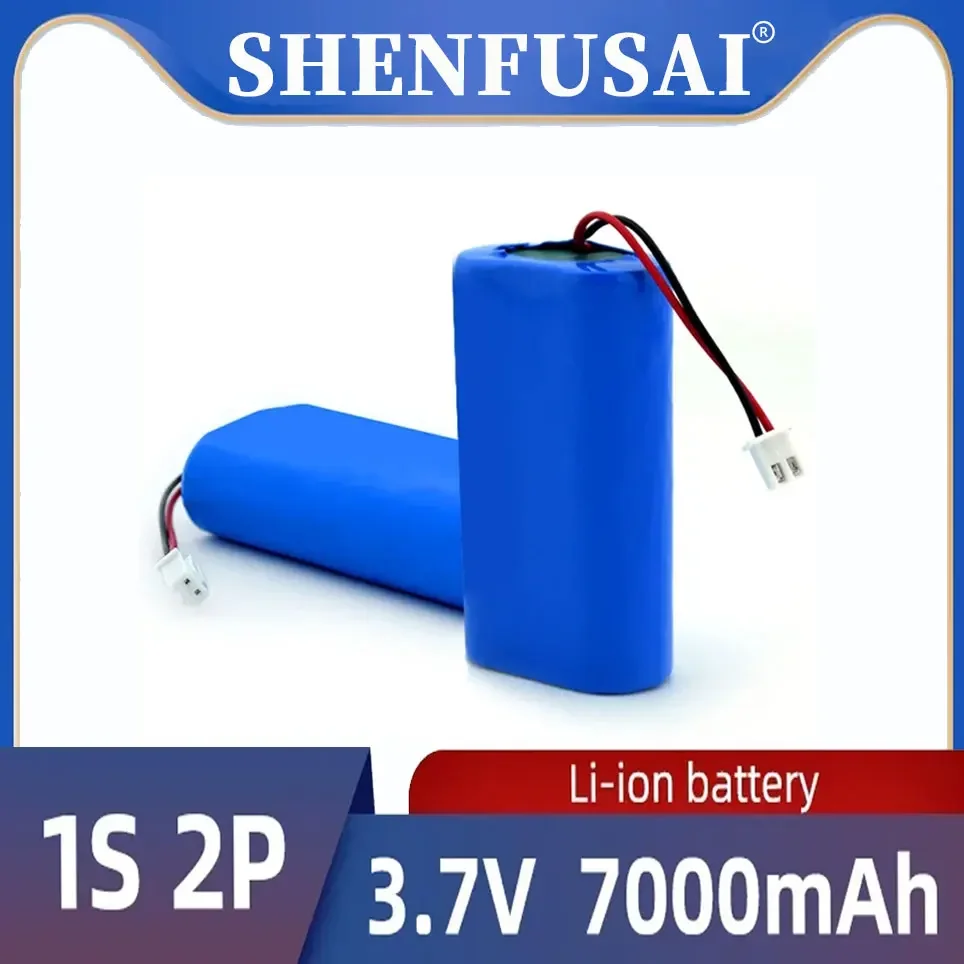 New 1s2p 3.7V 8000mAh lithium-ion battery 3.7V high-quality high energy density, high discharge ratebattery pack 18650 battery