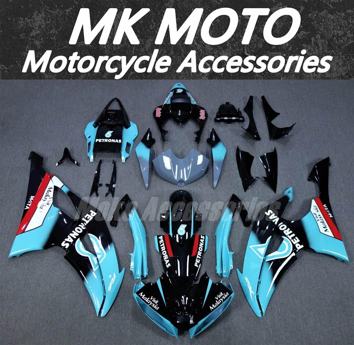 

Moke moto Motorcycle Fairings Kit Fit For Yzf R6 2008 2009 2010 2011 2012 2013 2014 2015 2016 Bodywork Set Abs Black White Blue