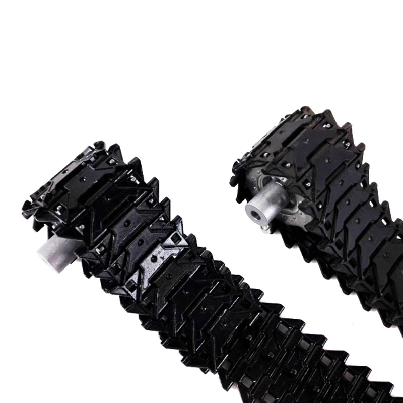 Tank Car Chassis Plastic Tracks, Robot Metal Tracks 41mm Width, Conveyor Belt Guide Belt, Length Adjustable