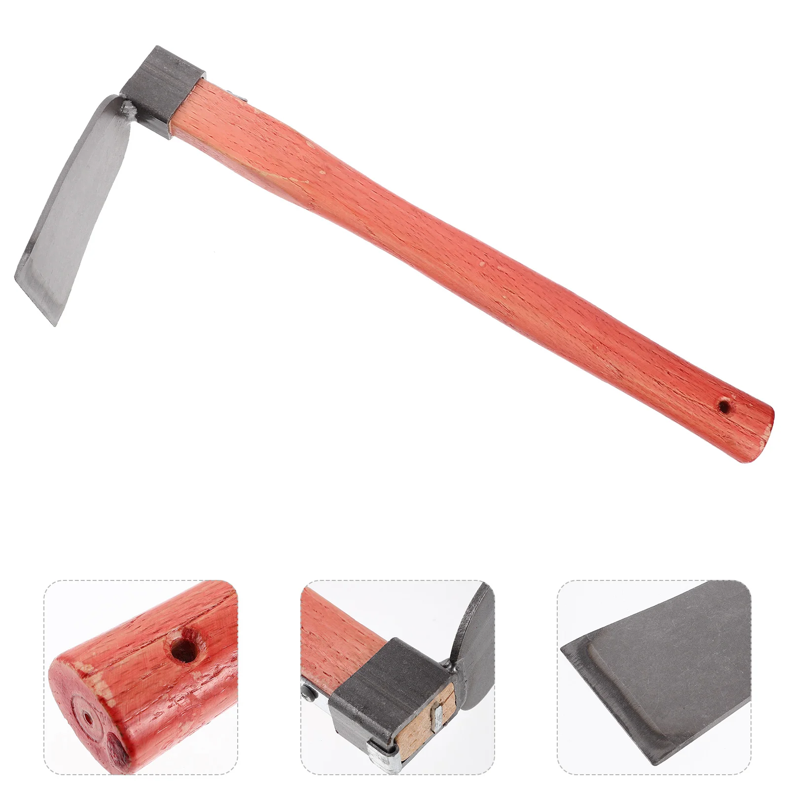 

Iron Hoe Gardening Digging Soil Hoe Lightweight Digging Hoe Farming Tool