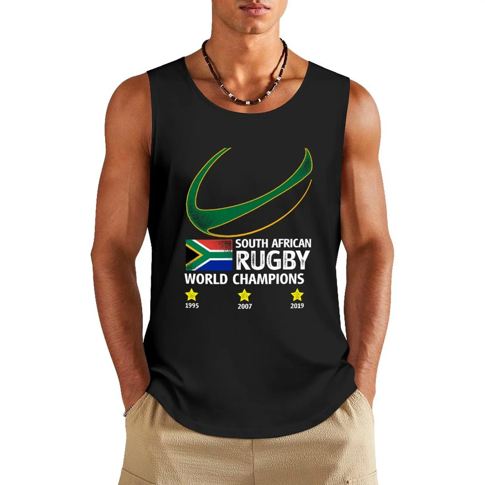 

Rugby South Africa World Champions Tank Top Men's t-shirts T-shirt for fitness