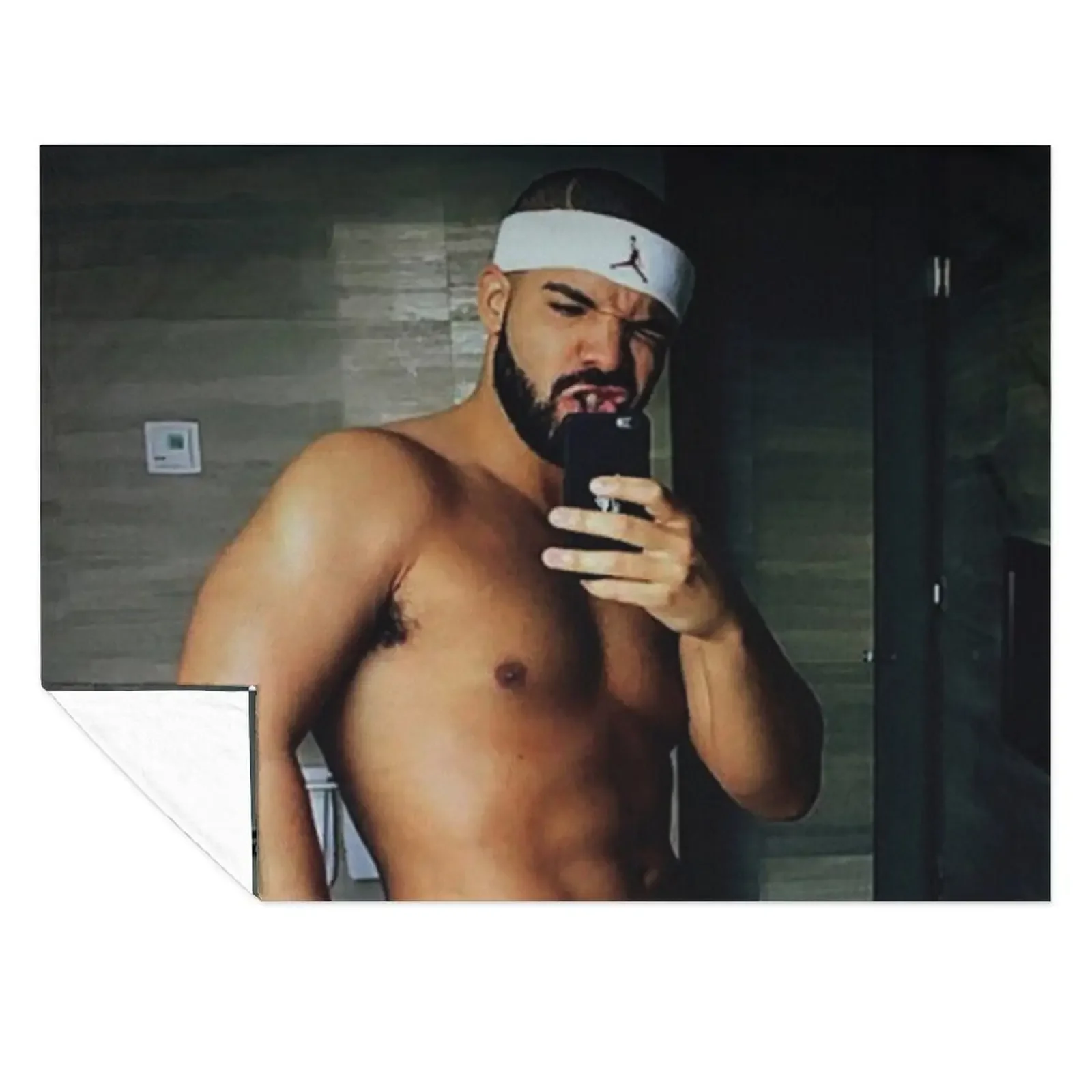 

Drake Shirtless Throw Blanket Summer Moving Heavy heavy to sleep Blankets