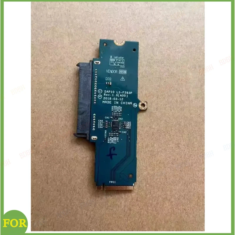 LS-F593P for Dell Precision 7530 7540 HDD Hard Disk Interface Small Board