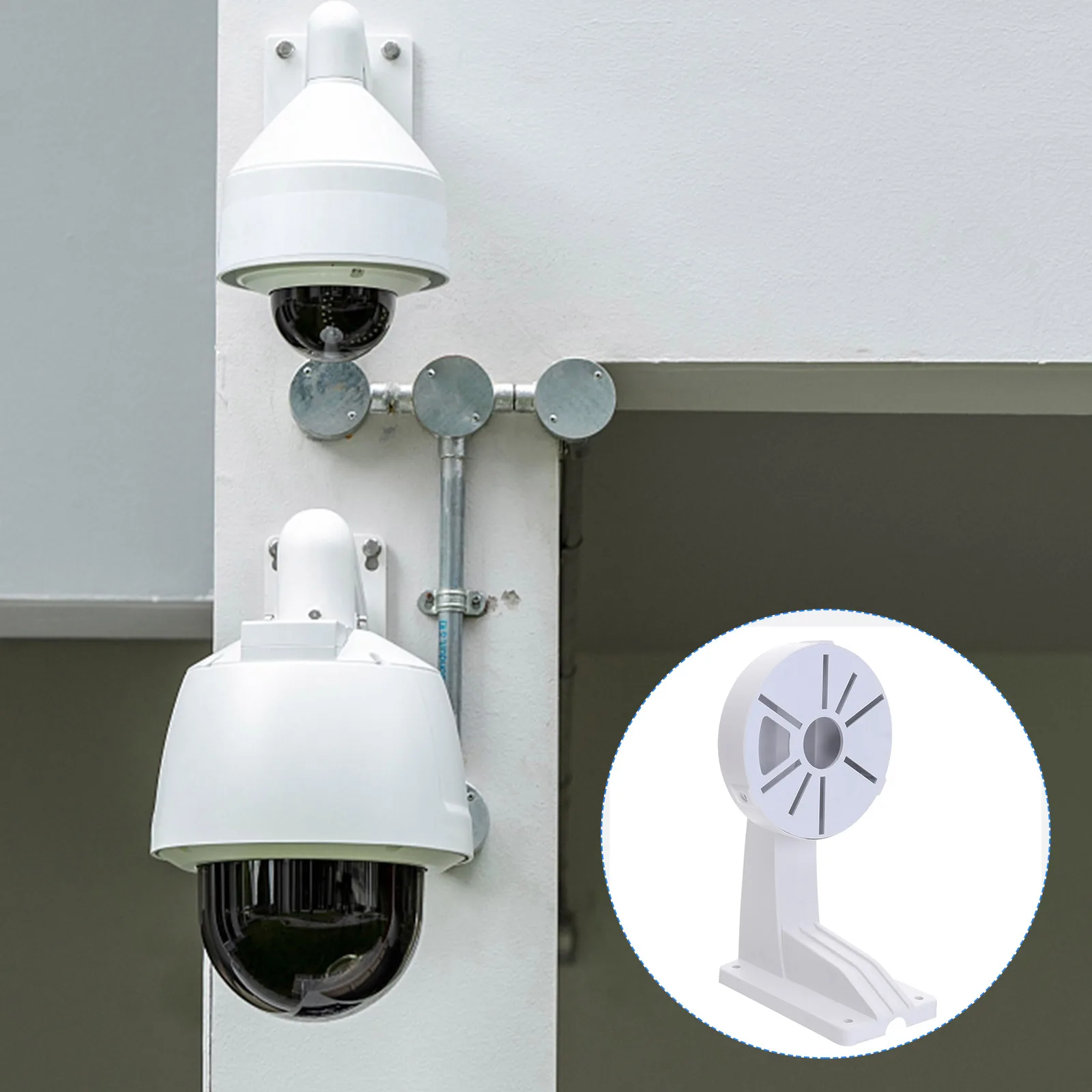

Universal Dome Camera Mount Bracket Abs Durable Indoor Outdoor Security Surveillance Wall Mount Cctv Brackets Easy Install No