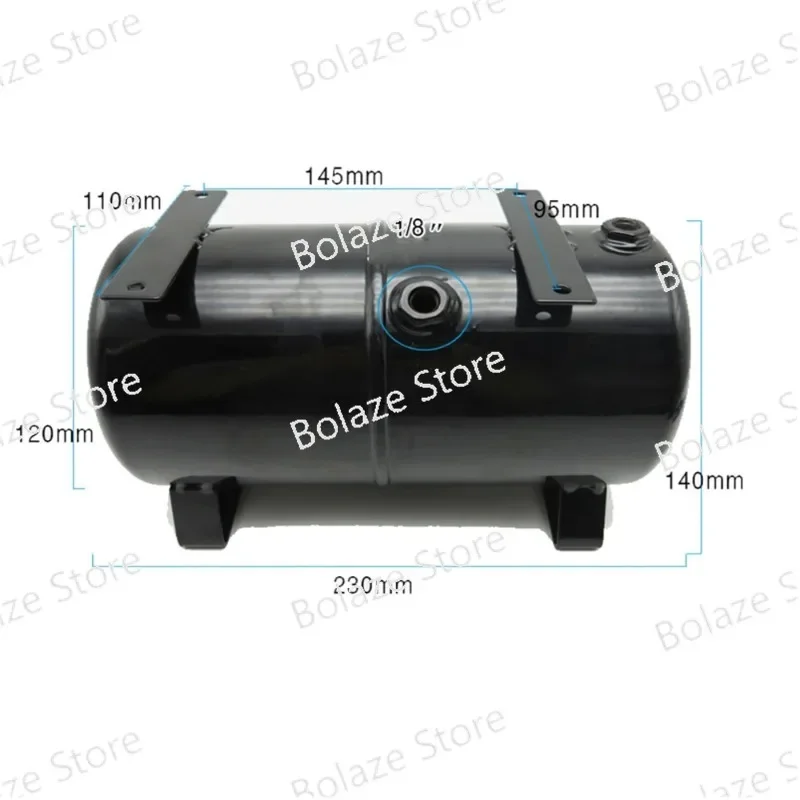 Air Storage Tank 4 Holes AS18B AS186 Model Air Pump 3.5L Air Compressor Spray Pump Tattoo Spraying