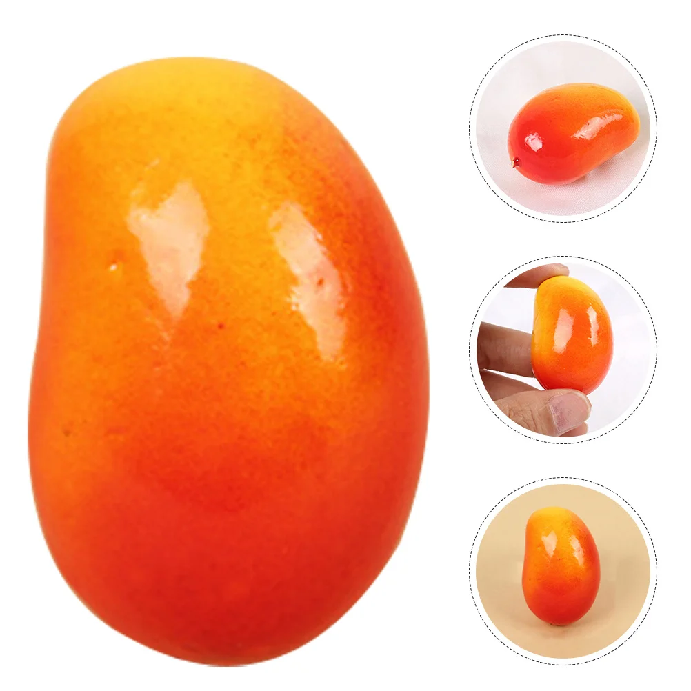 

32Pcs Mini Artificial Mangos Realistic Lifelike Fake Miniature Fruits Home Decor Photo Props Simulation Fruit Decorations